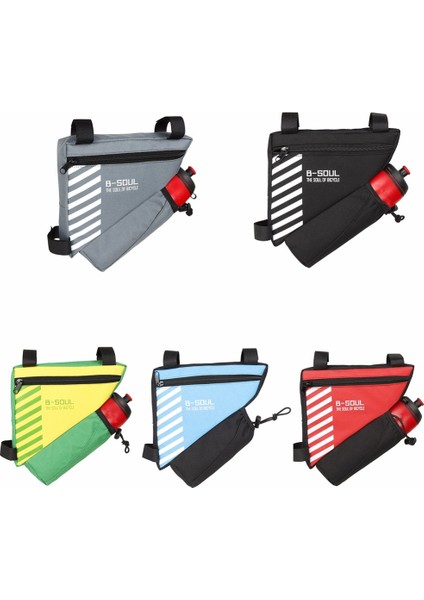 B-Soul Katı Bisiklet Ön Tüp Cep Boyut: 20.5*18*5cm Gri (Yurt Dışından) fiyatları