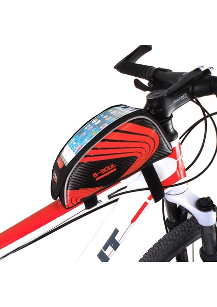 2 Pcs B-Soul Dağ Bisikleti Üst Tüp Torbası Ikili Çanta Dokunmatik Çanta Cep Telefon Çantası (Yurt Dışından) fiyatları