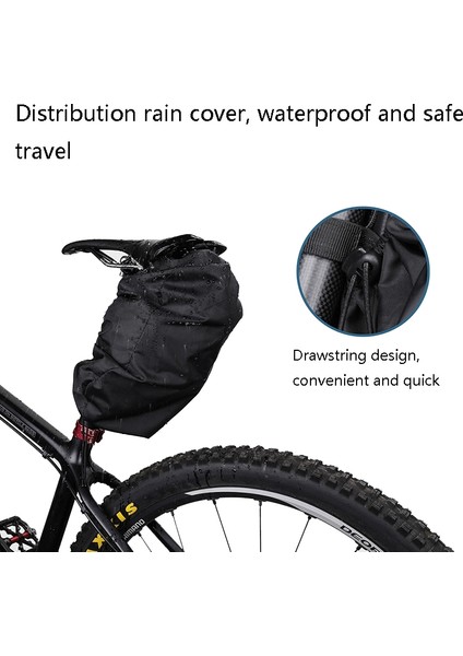 Rhinowalk X21557 Bisiklet Yağmuru Tail Torbası Büyük Kapasiteli Katlanır Yol Bisikleti Binicilik Sırt Çantası (Yurt Dışından) fırsatları