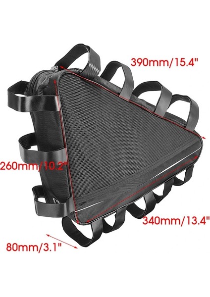 693-1 Dağ Bisiklet Poşeti Büyük Kapasite Depo Çantası Boyut: 39X34X26X8CM (Yurt Dışından)
