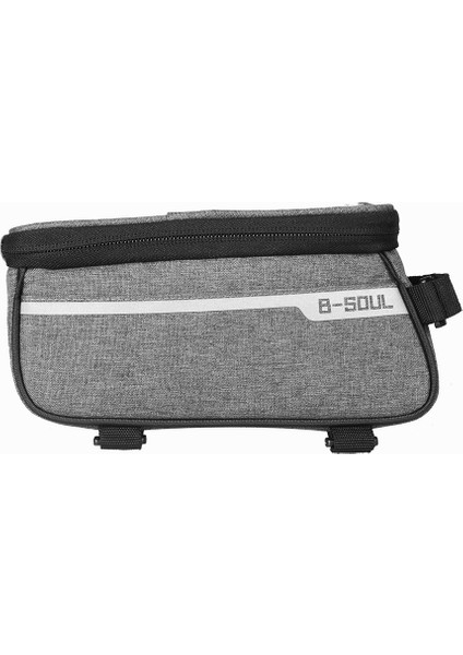 B-Soul YA249 Dağ Bisiklet Ön Işın Çantası Bisiklet Torbası Binicilik Ekipmanları Eyer Çantası Üst Boru Paketi (Yurt Dışından)