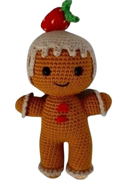 Kurabiye Adam Amigurumi Organik Oyuncak