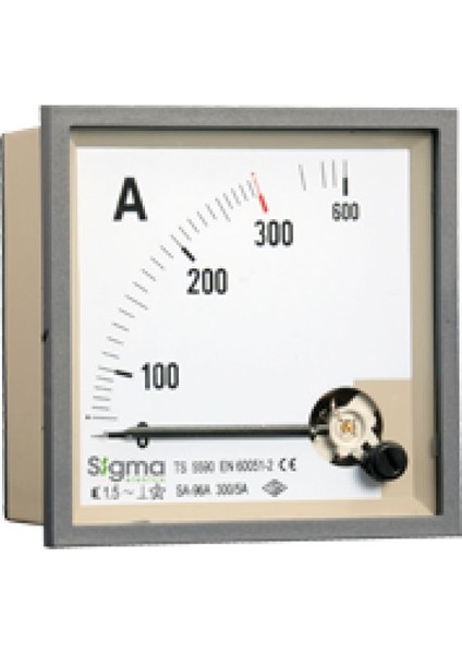 Sıgma 72X72 Direkt Tip 30 A Analog Ampermetre SA72A-D030