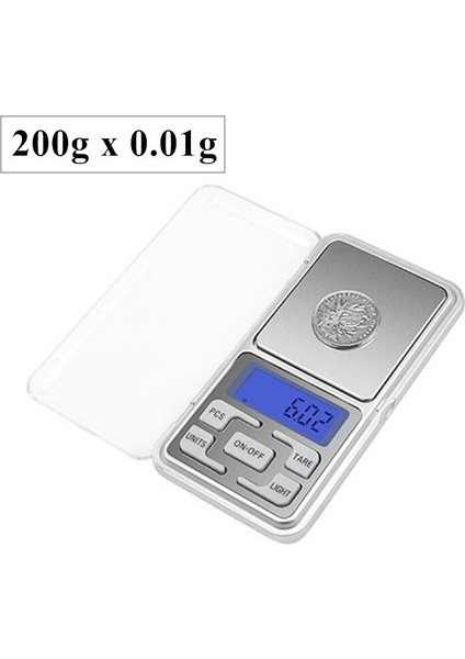 Yüksek Hassasiyetli Mini Dijital Mutfak Tartısı - Gümüş (Yurt Dışından)