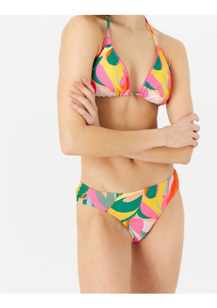 Okyanus Dalgas Çiçekli Pantolon Parlak modelleri