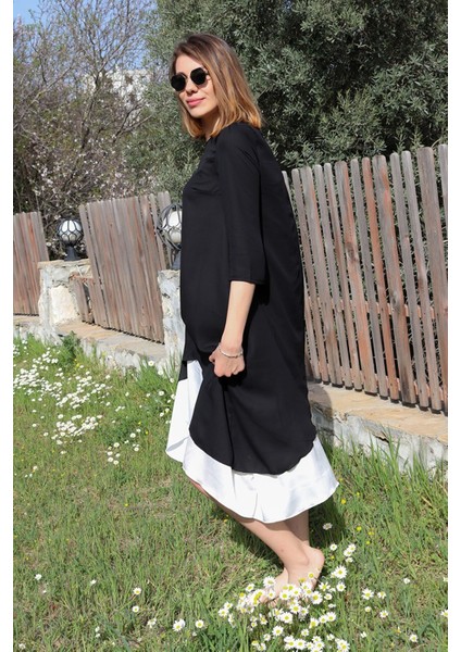 Yazlık Günlük Tasarım Kadın Elbise 263SIYAH modelleri