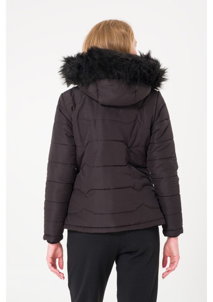 Günlük Kürklü Şişme Kadın Mont 807S fırsatları