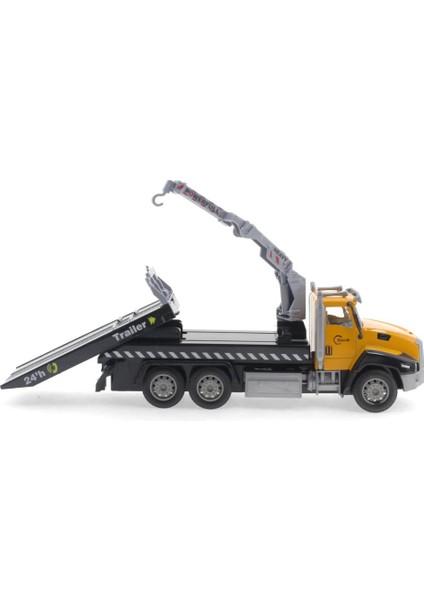 Die Cast Çek Bırak Vinçli Kurtarıcı ve Merdivenli Itfaiye Aracı