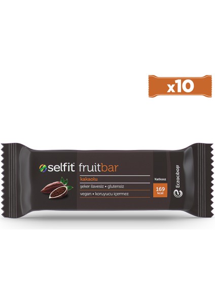 Fruit Bar Kakaolu - 40 g x 10 Adet