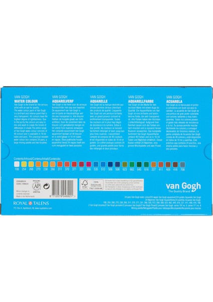 : Tablet Sulu Boya Seti : 24 Renk (Ahşap Kutu) modelleri