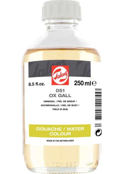 : Ox Gall (Sığır Ödü) : 051 : 250 ml