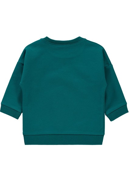 Civil Baby Erkek Bebek Sweatshirt 6-18 Ay Petrol Yeşili