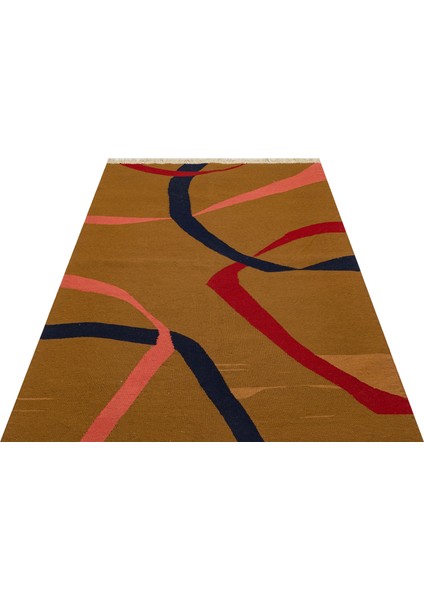 Desenli El Dokuma Vintage Kilim 136 x 197 cm 8693