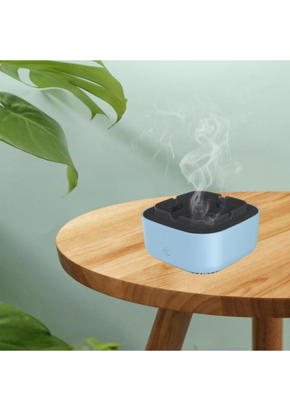 Yaratıcı Küllük Elektronik Hava Temizleyici Hava Filtresi Için Işyeri Açık Mavi (Yurt Dışından) modelleri