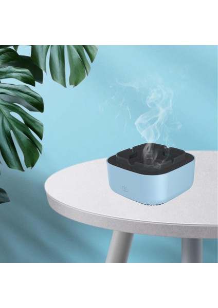 Yaratıcı Küllük Elektronik Hava Temizleyici Hava Filtresi Için Işyeri Açık Mavi (Yurt Dışından) fırsatları