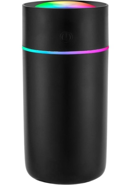 Taşınabilir Mini USB Hava Nemlendirici Aroma Difüzör Makinesi Ev Ofis Araba 320ML Siyah (Yurt Dışından)
