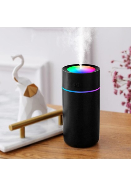 Taşınabilir Mini USB Hava Nemlendirici Aroma Difüzör Makinesi Ev Ofis Araba 320ML Siyah (Yurt Dışından) indirimleri