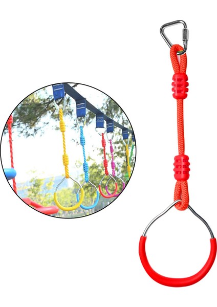 Açık Yüzük Salıncak Spor Çocuk Spor Çocuklar Çocuk Egzersiz Jimnastik Yüzük Kırmızı (Yurt Dışından) modelleri