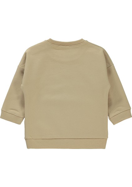 Erkek Bebek Sweatshirt 6-18 Ay Sütlü Kahve fiyatları