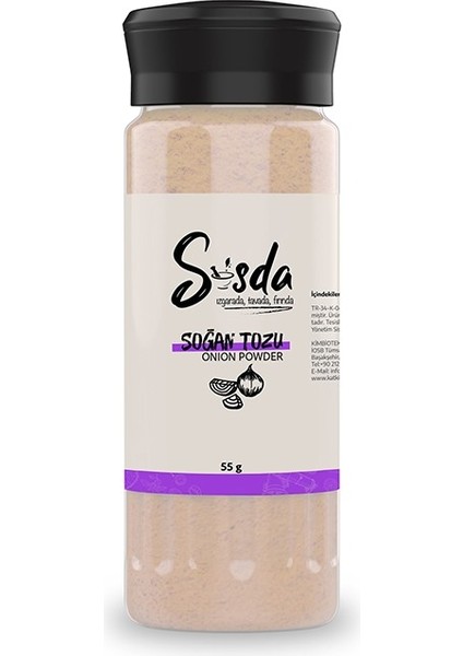 Soğan Toz (Tuzluk Serisi) 55 gr