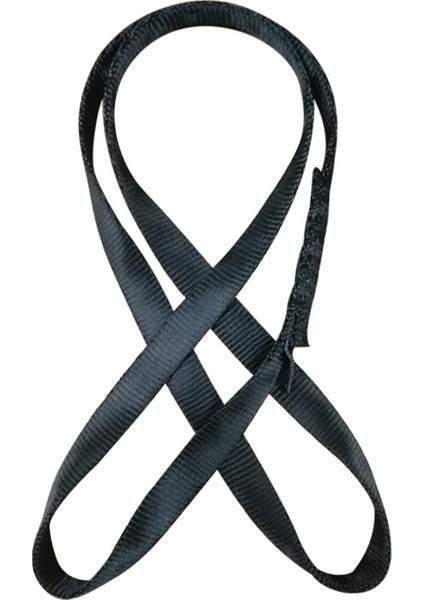 Salıncak Dağcılık Koşucular Için Tırmanma Sling Runner Kayış Yardımcı Kablosu 60 cm Siyah (Yurt Dışından)