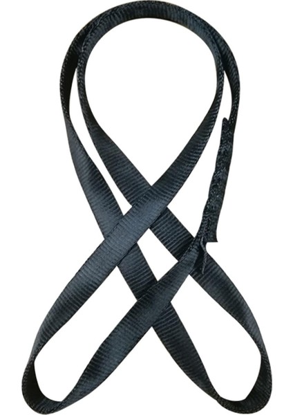 Salıncak Dağcılık Koşucular Için Tırmanma Sling Runner Kayış Yardımcı Kablosu 60 cm Siyah (Yurt Dışından)