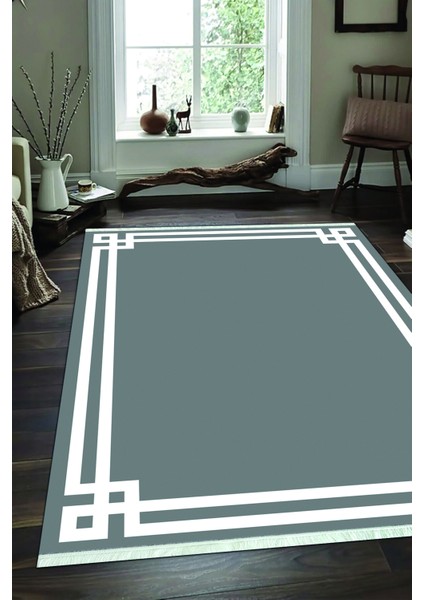 Dijital Baskılı Kaymaz Taban Yıkanabilir Modern Salon Halısı Mutfak Halısı ve Yolluk NH-SD-398