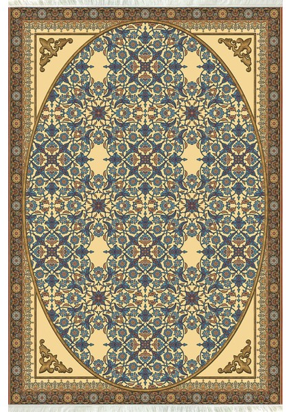 Dijital Baskılı Kaymaz Taban Yıkanabilir Modern Salon Halısı Mutfak Halısı ve Yolluk NH-SD-1139