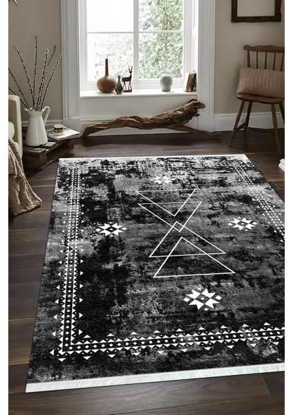 Dijital Baskılı Kaymaz Taban Yıkanabilir Modern Salon Halısı Mutfak Halısı ve Yolluk NH-SD-1034