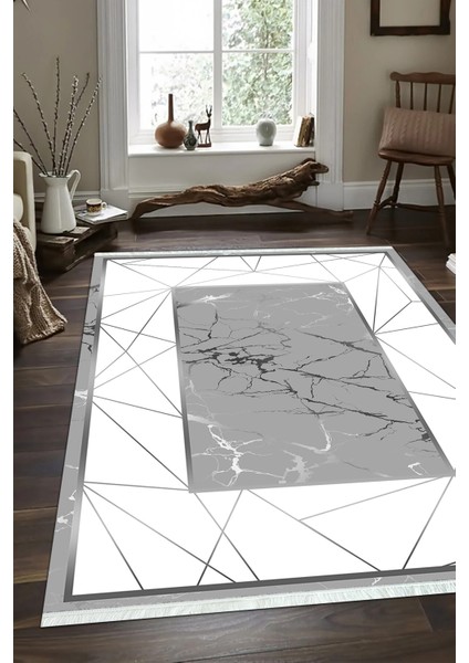 Dijital Baskılı Kaymaz Taban Yıkanabilir Modern Salon Halısı Mutfak Halısı ve Yolluk NH-SD-1187