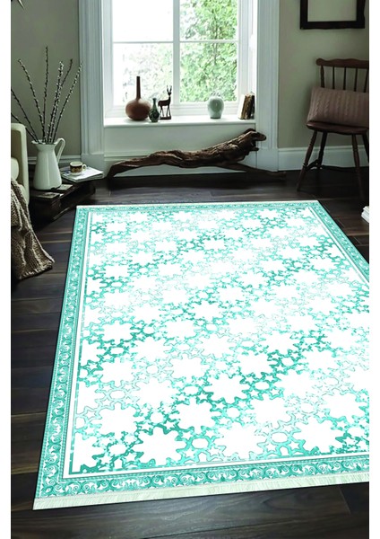Dijital Baskılı Kaymaz Taban Yıkanabilir Modern Salon Halısı Mutfak Halısı ve Yolluk NH-SD-1112