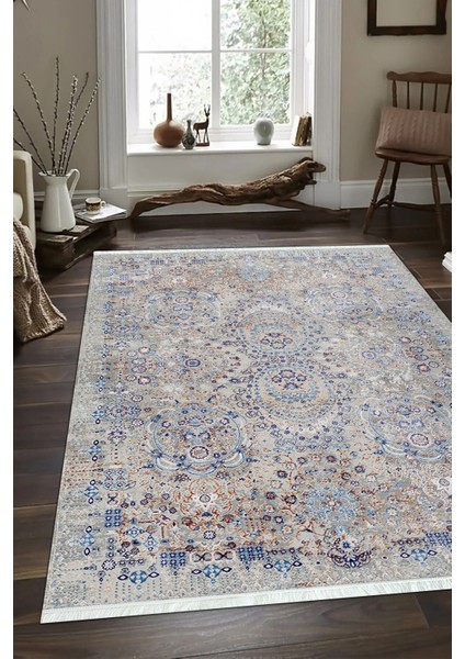 Dijital Baskılı Kaymaz Taban Yıkanabilir Modern Salon Halısı Mutfak Halısı ve Yolluk NH-SD-1124