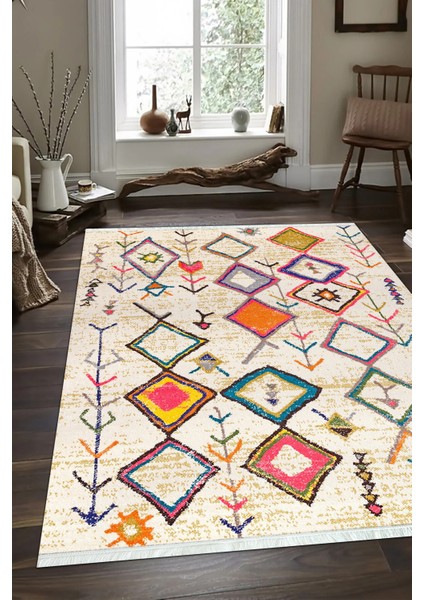 Dijital Baskılı Kaymaz Taban Yıkanabilir Modern Salon Halısı Mutfak Halısı ve Yolluk NH-SD-1183