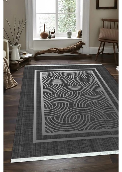 Dijital Baskılı Kaymaz Taban Yıkanabilir Modern Salon Halısı Mutfak Halısı ve Yolluk NH-SD-838