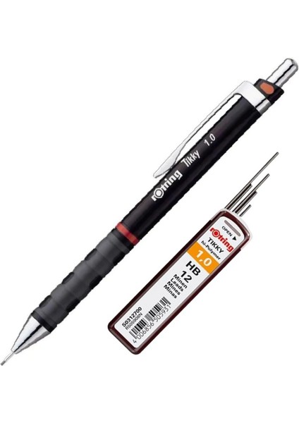 Siyah Versatil Kalem 1,0 mm ve Ucu