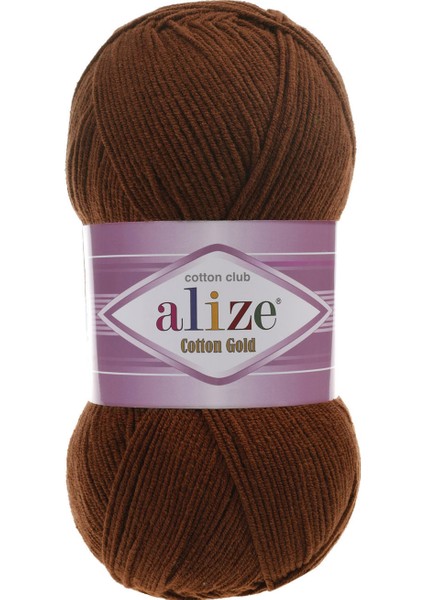 Yazlık Pamuk Ip Cotton Gold Amugurimi Örgü Ipi 690 Kiremit