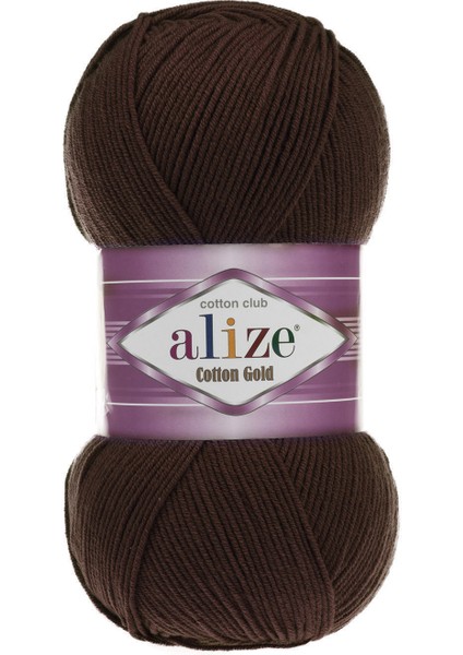 Yazlık Pamuk Ip Cotton Gold Amugurimi Örgü Ipi 26 Acı Kahverengi