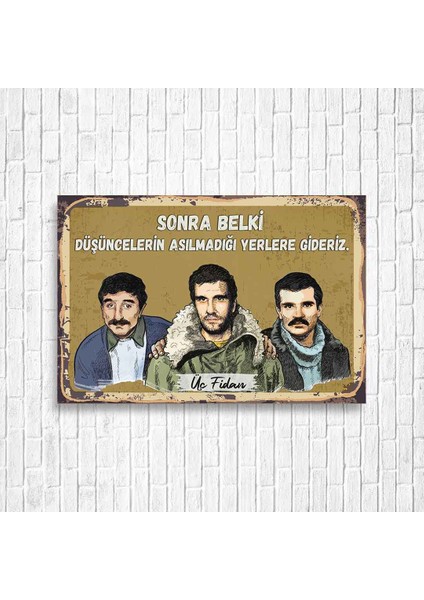 Deniz Gezmiş Retro Ahşap Poster