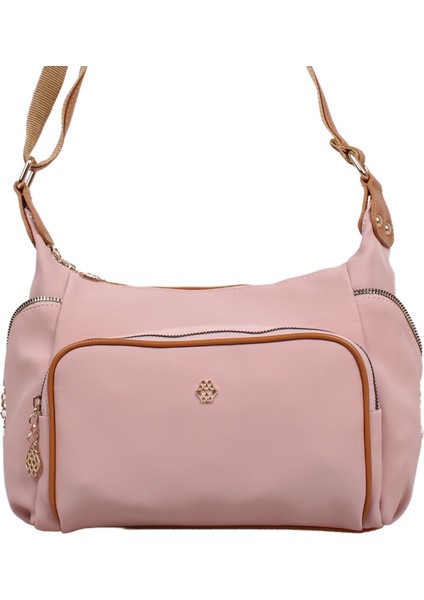 1398 Pudra Taba Suni Deri Bayan Çapraz Omuz Çantası modelleri