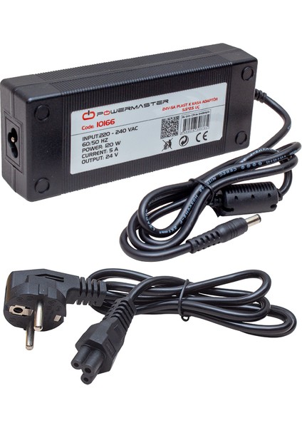 24V-5A Plastik Kasa Adaptör 5.5X2.5 Uç