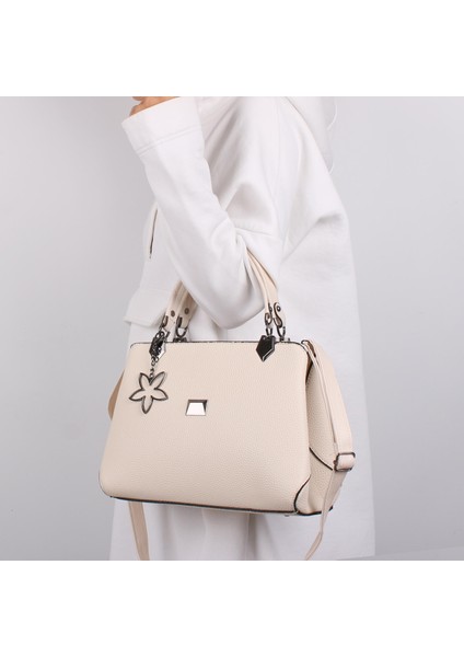 VP1372 Bej Suni Deri Bayan Çapraz El ve Omuz Çantası fiyatları