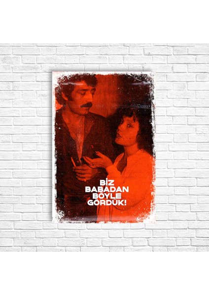 Müslüm Gürses Retro Ahşap Poster