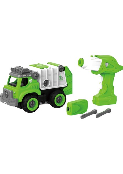 Matkaplı Sök Tak Dozer Seti 27 Parça - Eğitici Oyuncak