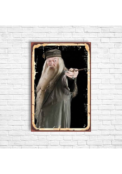 Harry Potter Retro Ahşap Poster