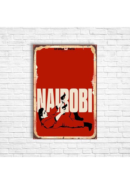 Lacase De Papel Retro Ahşap Poster