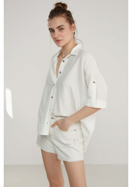 Krinkıl Kısa Kol Gömlek modelleri