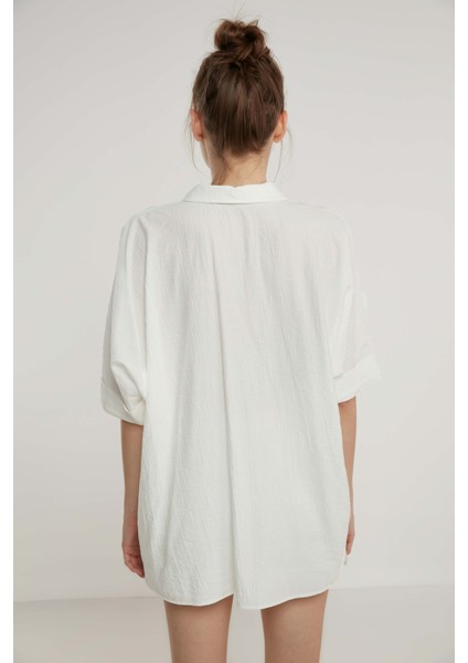 Krinkıl Kısa Kol Gömlek fırsatları