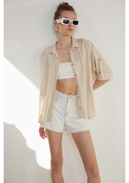 Krinkıl Kısa Kol Gömlek indirimleri