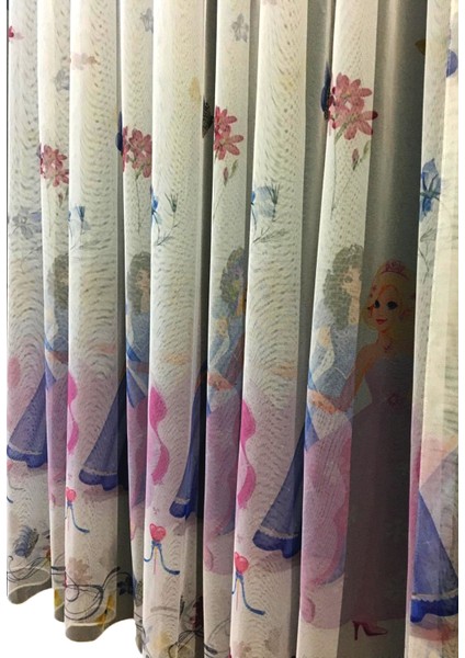 Prenses 1/2,5 Normal Pile Tül Perde Tek Kanat - Ekru 100 x 260 cm fırsatları