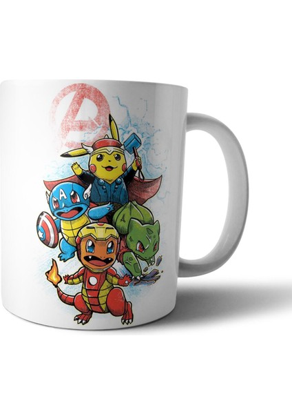 Pokemon Avengers Kupa Bardak